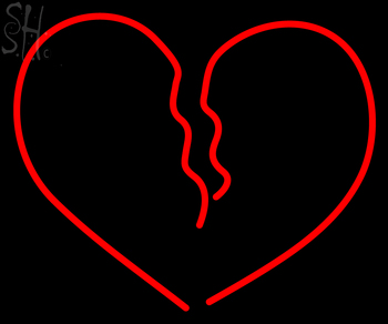 Custom Heart Red Neon Sign 2