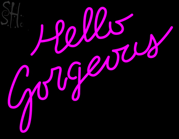 Custom Hello Gorgeous Neon Sign 1