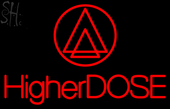 Custom Higher Dose Logo Neon Sign 1