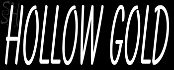 Custom Hollow Gold Neon Sign 1