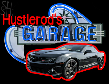 Custom Hustlerods Neon Sign 2