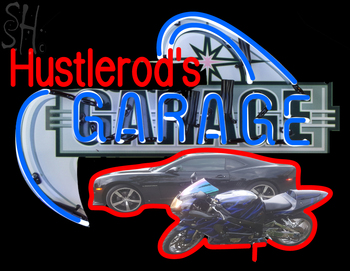Custom Hustlerods Neon Sign 5
