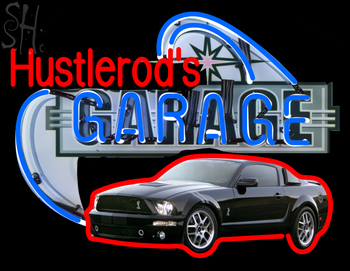 Custom Hustlerods Neon Sign 3