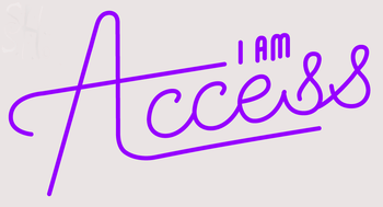 Custom I Am Access Neon Sign 1