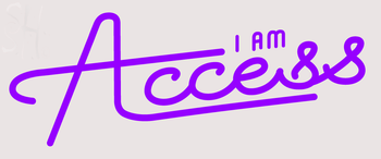 Custom I Am Access Neon Sign 2