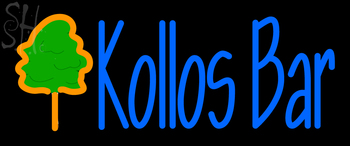 Custom Kollos Bar Mapleton Neon Sign 4