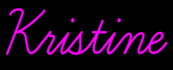 Custom Kristine Neon Sign 3