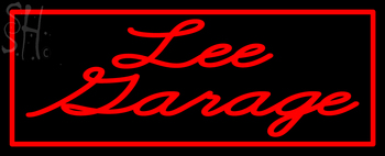 Custom Lee Garage Neon Sign 1