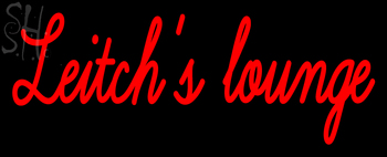 Custom Leitchs Lounge Neon Sign 1