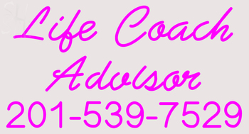 Custom Life Coach Advisor Neon Sign 2