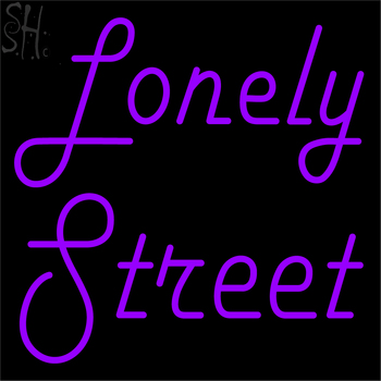 Custom Lonely Street Neon Sign 2