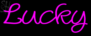 Custom Lucky Neon Sign 3