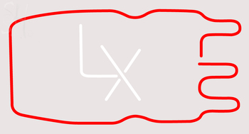 Custom Lx Logo Neon Sign 5