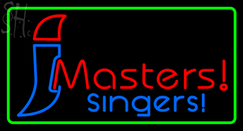Custom Masters Singers Logo Neon Sign 1
