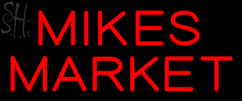 Custom Mikes Market Neon Sign 2