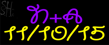 Custom N Plus A 11 10 15 Neon Sign 4