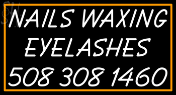 Custom Nails Waxing Neon Sign 1