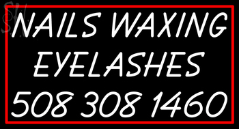 Custom Nails Waxing Neon Sign 2