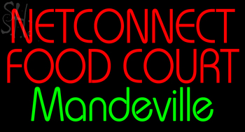 Custom Netconnect Food Court Mandeville Neon Sign 1
