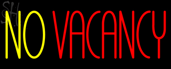 Custom No Vacancy Neon Sign 1