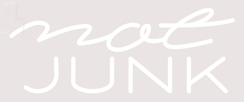 Custom Not Junk Neon Sign 4