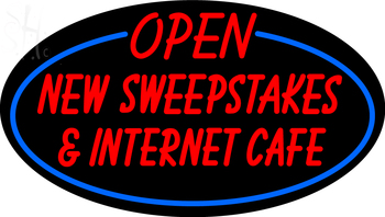 Custom Open New Sweepstakes Neon Sign 1