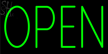 Custom Orange Border Open Neon Sign 4