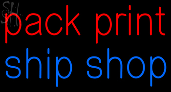 Custom John Kimber Pack Print Ship Shop Neon Sign 4