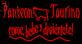 Custom Panteon Taurino Neon Sign 2