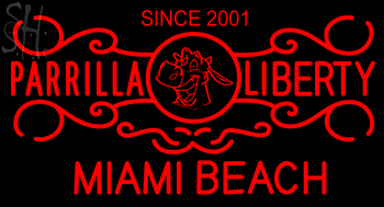 Custom Parrilla Liberty Argentina Neon Sign 1