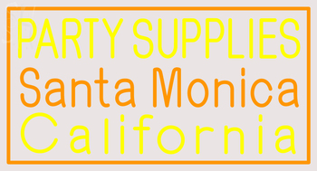 Custom Party Supplies Santa Monica Neon Sign 1