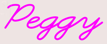 Custom Peggy Neon Sign 2