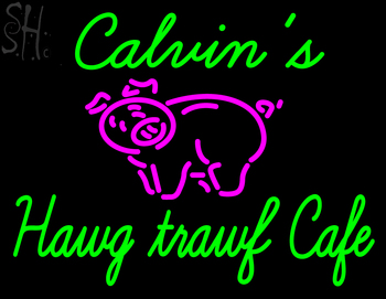 Custom Pig Neon Sign 2