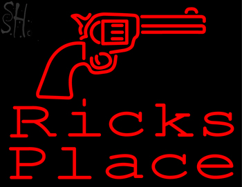 Custom Pistol Neon Sign 4