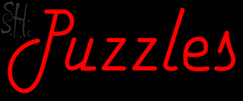 Custom Puzzles Neon Sign 1