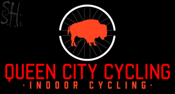 Custom Queen City Cycling Logo Neon Sign 1
