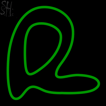 Custom R Neon Sign 2