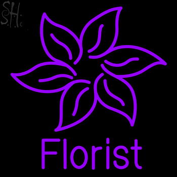 Custom Rainbow Florist Neon Sign 2