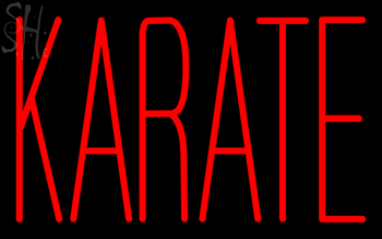 Custom Red Karate Neon Sign 2