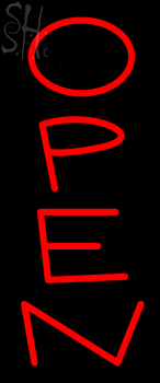 Custom Red Open Neon Sign 1