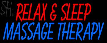 Custom Relax And Sleep Massage Therapy Neon Sign 1