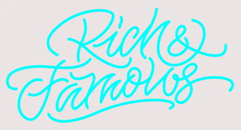 Custom Rich And Famous Neon Sign 2