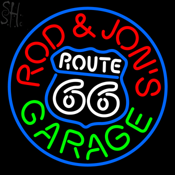Custom Rod Snd Ions Garage Neon Sign 1