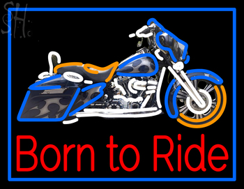 Custom Schaefer Cave Born To Ride Neon Sign 13