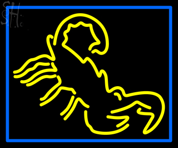 Custom Scorpion With Border Neon Sign 2
