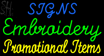 Custom Signs Embroidery Promotional Items Neon Sign 1