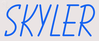 Custom Skyler Neon Sign 4