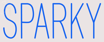 Custom Sparky Neon Sign 2