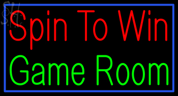 Custom Spin To Win Game Room Neon Sign 2