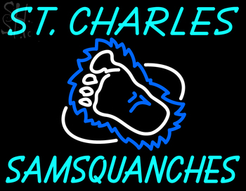 Custom St Charles Samsquanches Neon Sign 10